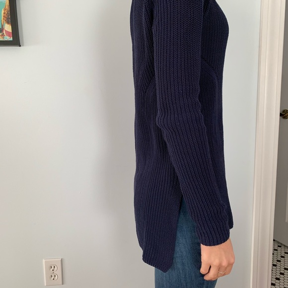 Athleta Navy Blue Sweater XXS - Picture 2 of 6